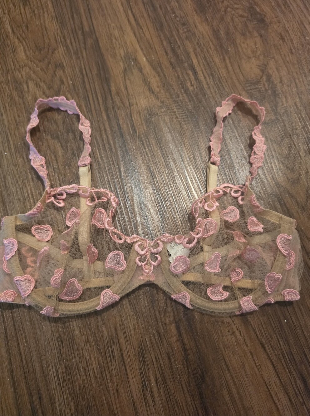 Victoria Secret sheer heart bra